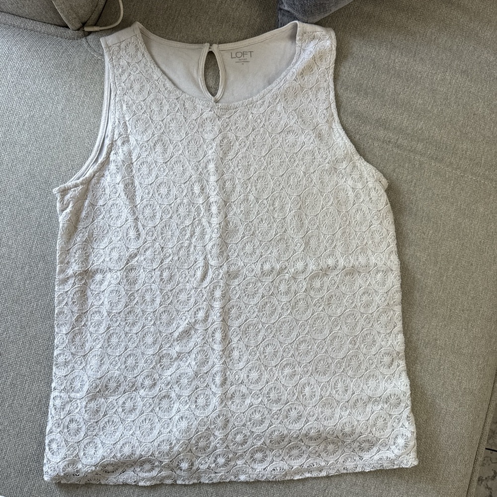 LOFT Lace Tank Top